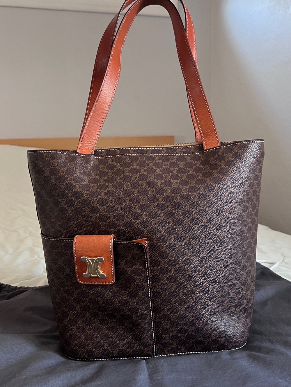 Vintage Celine Macadam with Triomphe logo